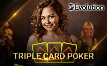 Chơi Poker 3 Lá (Triple Card Poker) của Evolution trên Fun88