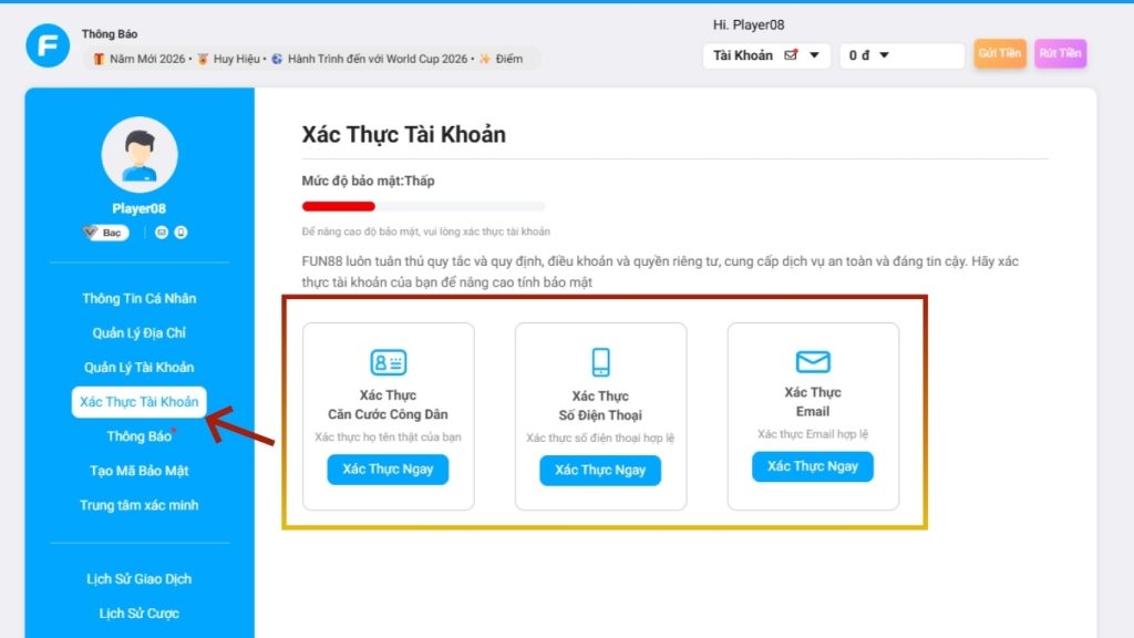 the "Forgot Password/Username?" link right under the login fields